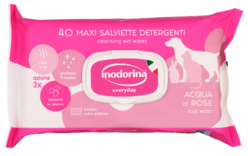 Серветки для собак inodorina з трояндою