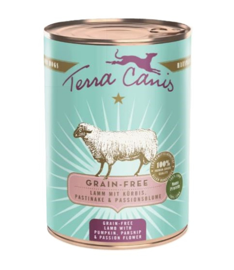 Terra Сanis Grain Free Вологий корм для собак Ягня з гарбузом, пастернаком, пасифлорою