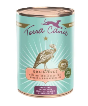 Terra Сanis Grain Free Вологий корм для собак Індичка з гарбузом та селерою