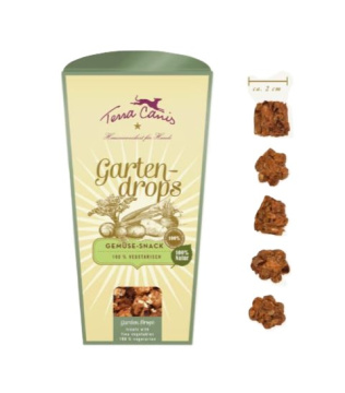 Terra Canis GARDEN DROPS Вкусняшки для собак Веганское овощное печенье