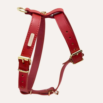 Кожаная шлея BranniPets - Arnés Nara Red