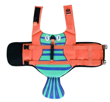 Спасательный жилет Derby Fish Design Orange для собак