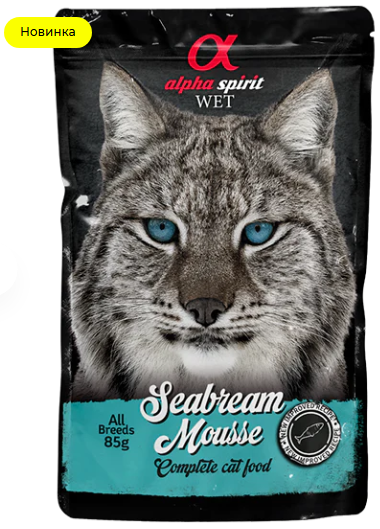 ALPHA SPIRIT Sea Bream Cat Влажный корм для кошек с дорадо