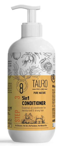 Увлажняющий кондиционер для собак и кошек Tauro Pro Line Pure Nature 5in1 Conditioner 