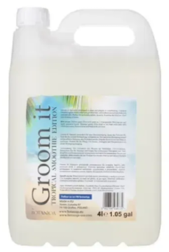 Професійний шампунь для базової очистки Botaniqa Groom It Tropical Smoothie, концентрат 1:10