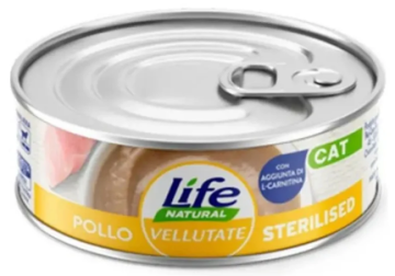 Консервы для стерилизованных кошек «Lifecat Vellutate Sterilized» куриное филе