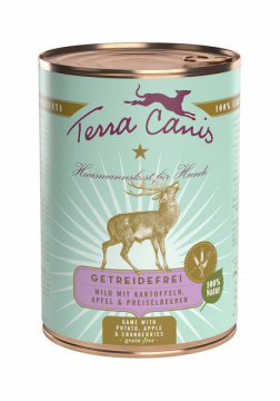 Terra Сanis Grain Free Вологий корм для собак Дикий олень з картоплею, яблуком та журавлиною
