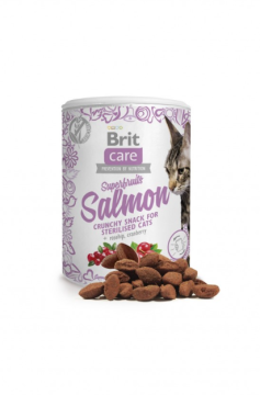 Ласощі для котів Brit Care Cat Snack Superfruits Salmon, лосось