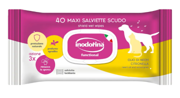 Серветки для собак з біопудрою Inodorina Salvietta Bio Cipria
