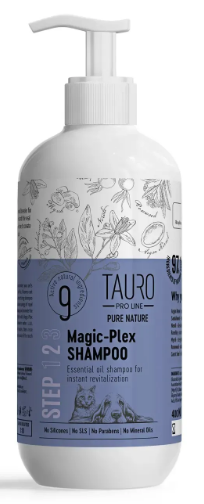 Шампунь для восстановления шерсти собак и кошек Tauro Pro Line Pure Nature Magic-Plex Shampoo