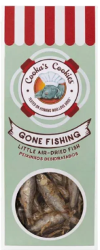 Натуральное сушеное лакомство для собак Cooka's Cookies Gone Fishing 100% рыба
