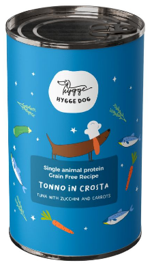 Влажный корм для собак Hygge Монопротеин Тунец с цуккини и морковью Hygge