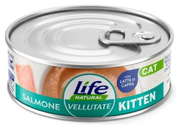 Консервы для котят «Lifecat Vellutate Wet Kitten» с лососем